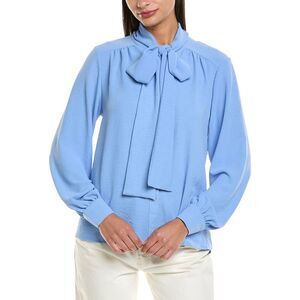 Anna Kay Womens Charlene Blouse, Blue